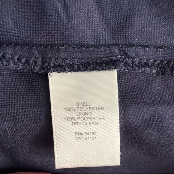 Eliza J Lace Asymmetric Cocktail Dress Navy Size 6 - Picture 10 of 12